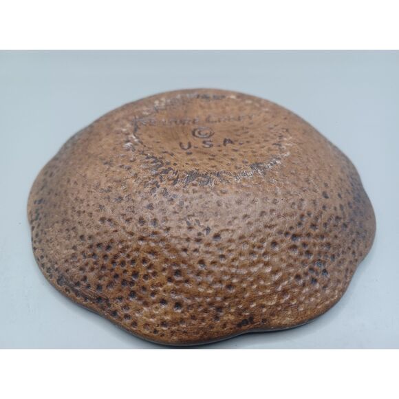 Treasure Craft USA Cowboy Hall of Fame Fire Flame Red Orange Trinket Ring Dish - Picture 9 of 12